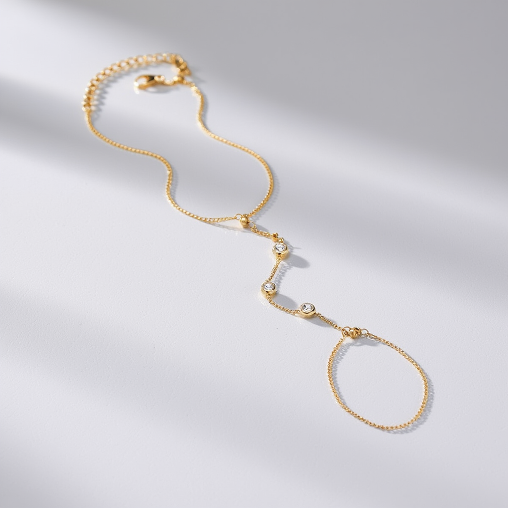 Crystals Hand Chain