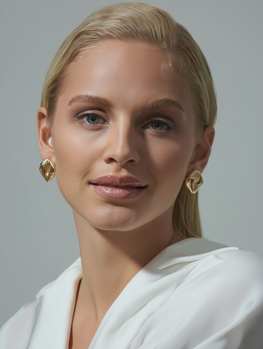 Elva Earrings  - Gold