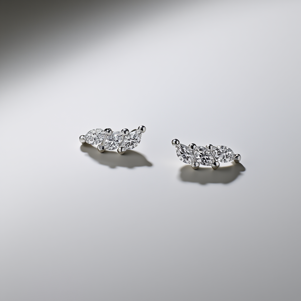 Posie Earrings - Silver