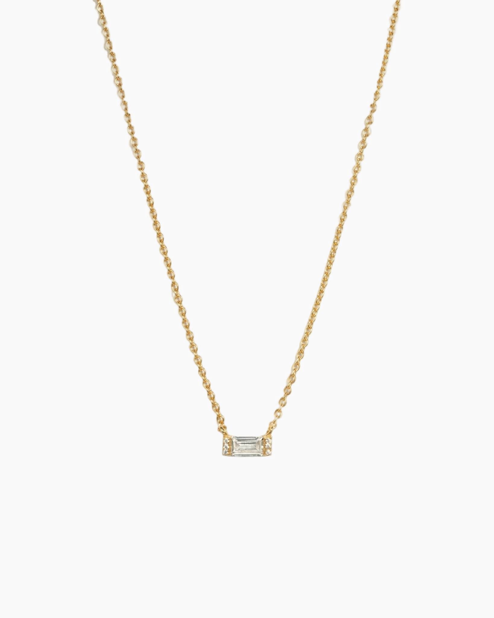 Baguette Necklace