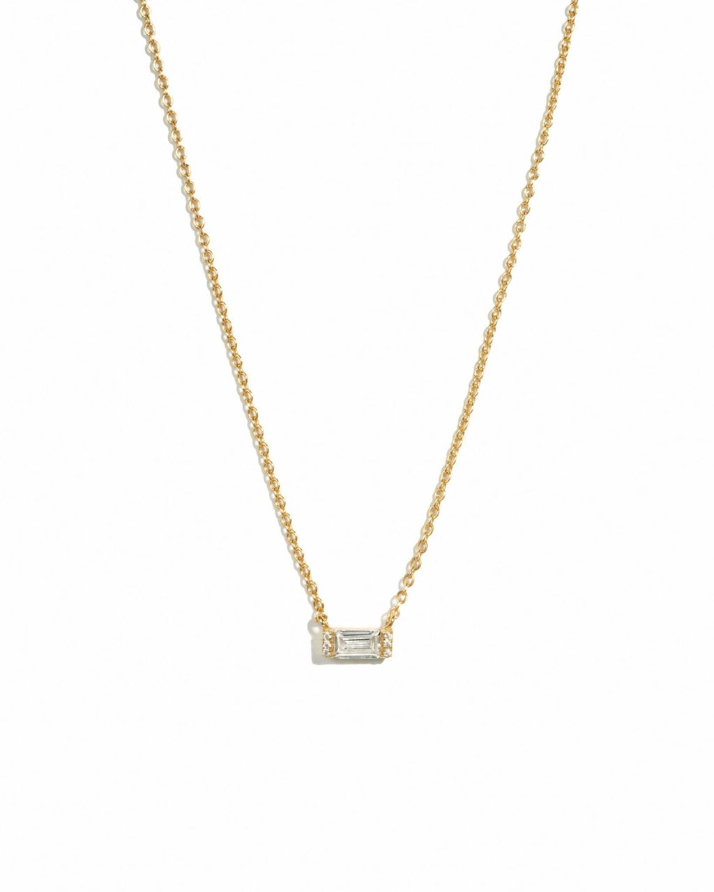 Baguette Necklace