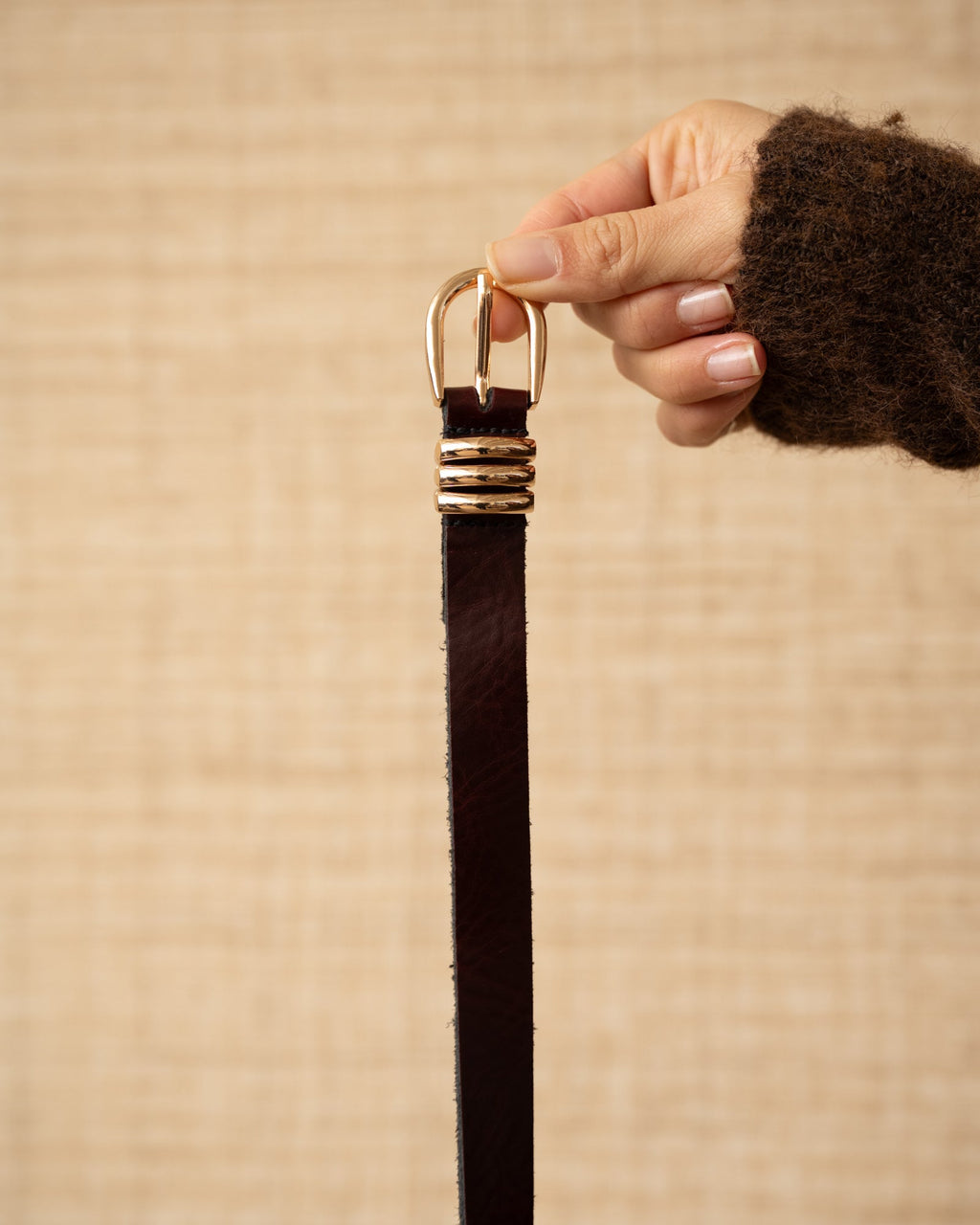 California Leather Brown Belt