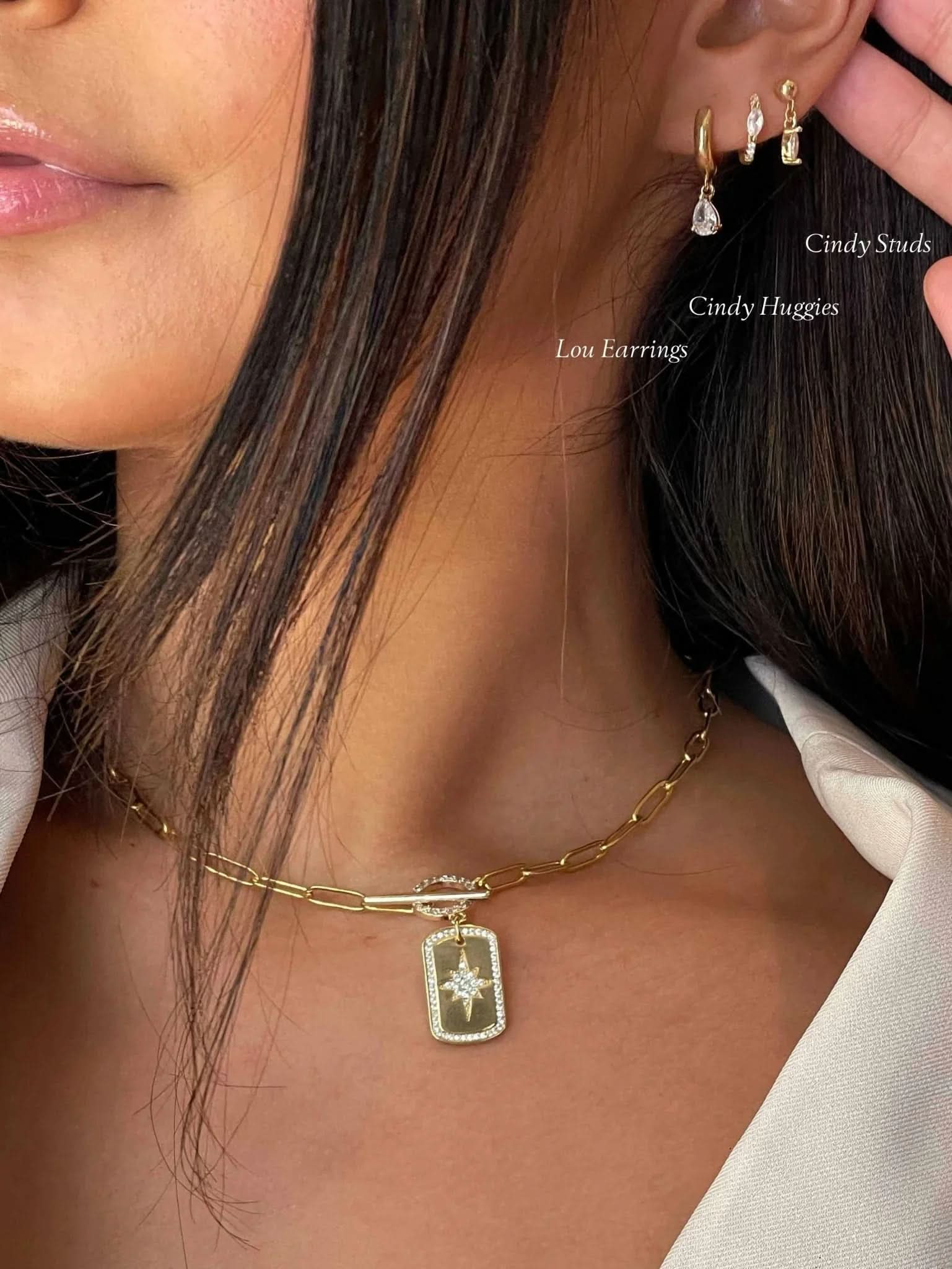 Cindy Earrings - Gold