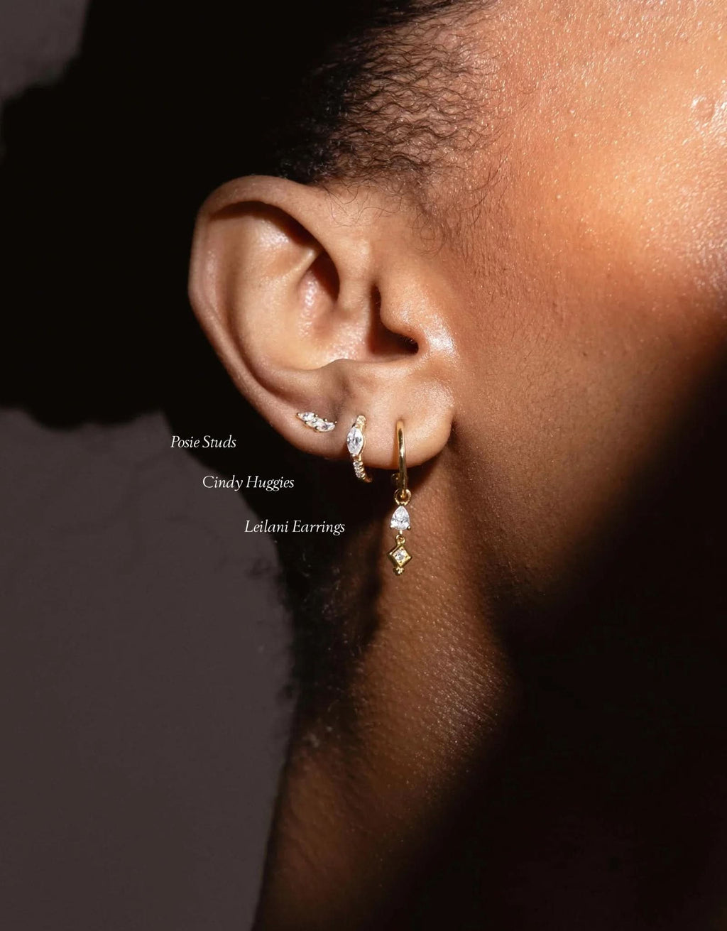 Cindy Earrings - Gold