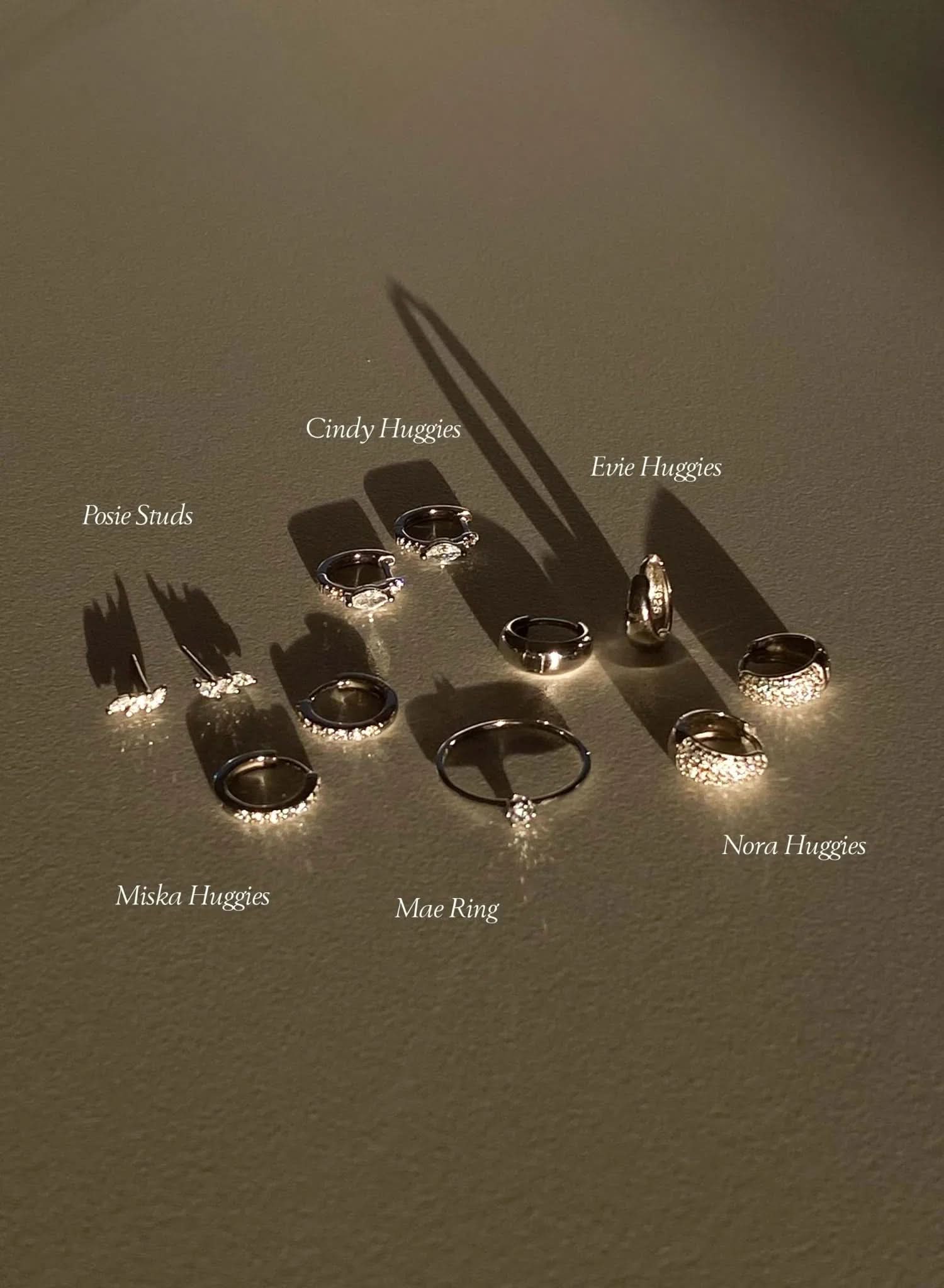 Manon Earrings - Silver