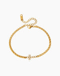 Crystal Cross Bracelet