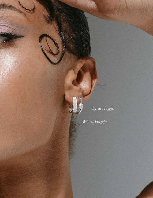 Auria Earrings – Silver