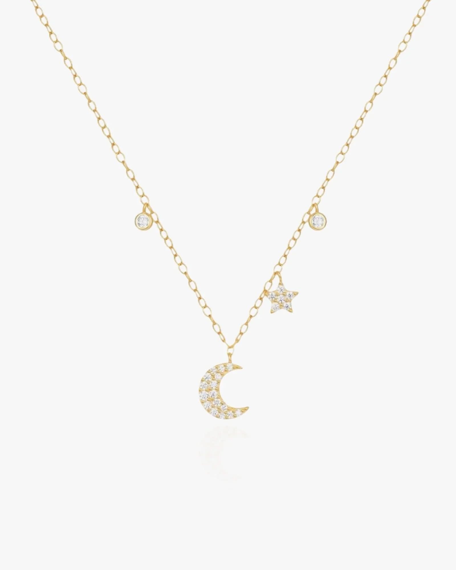 Dainty Moon Necklace