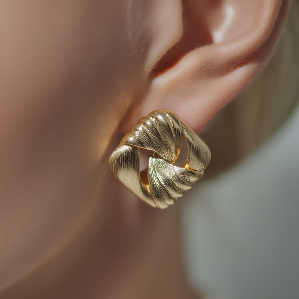 Elva Earrings  - Gold