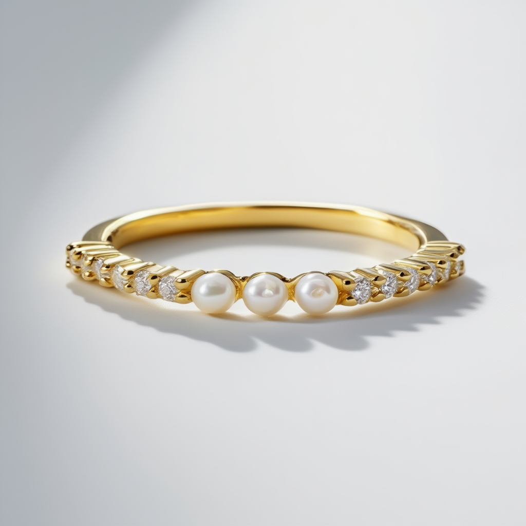 Three Pearl Ring
