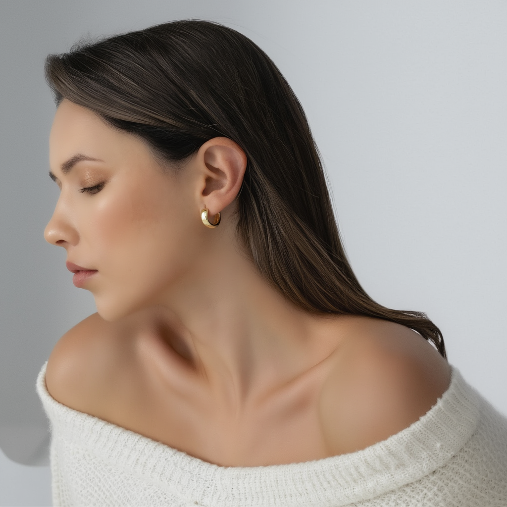 Chunky Olivia Hoops