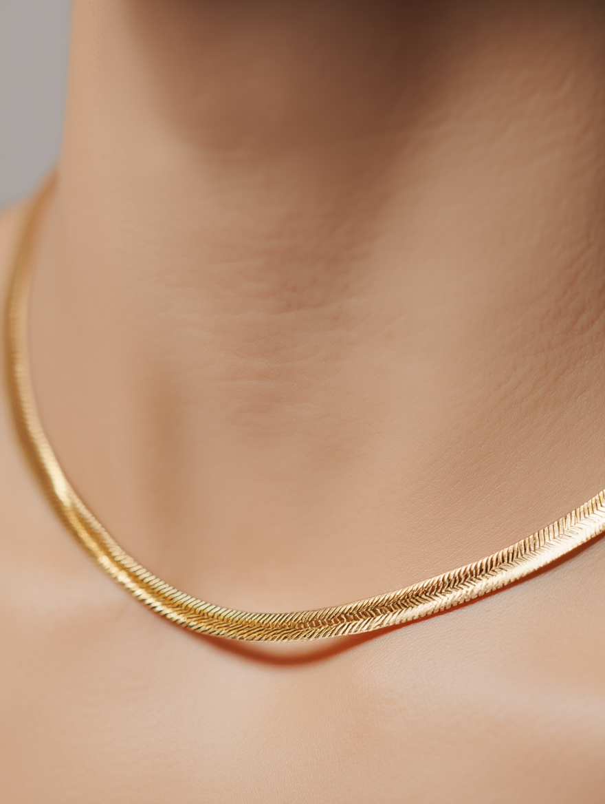 Indie Necklace 2mm - Gold