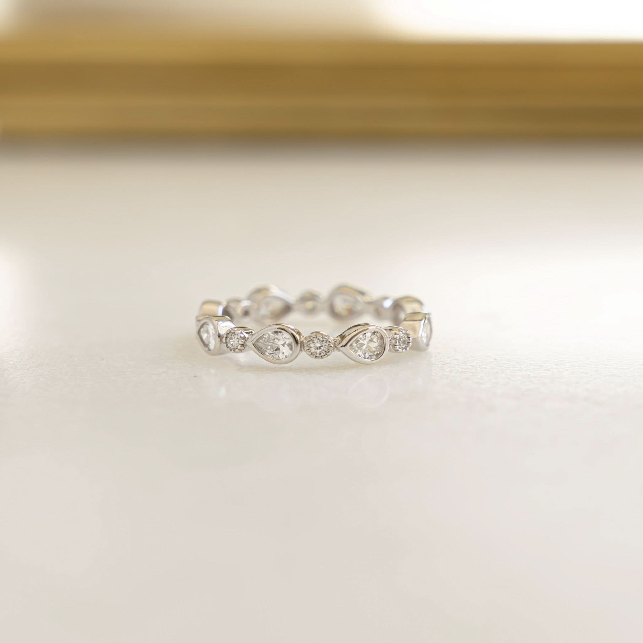 Pear Stacking Ring