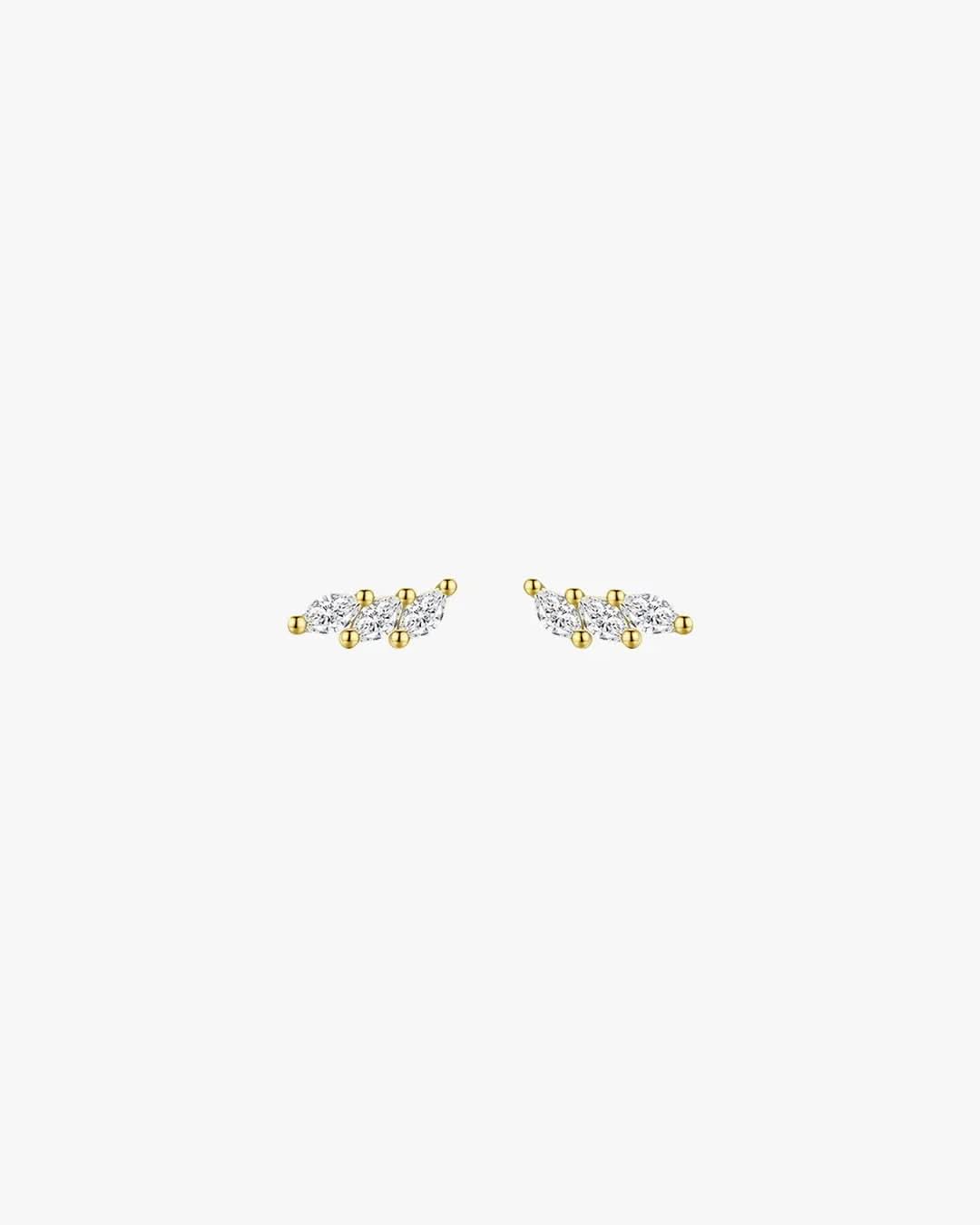 Posie Earrings - Gold