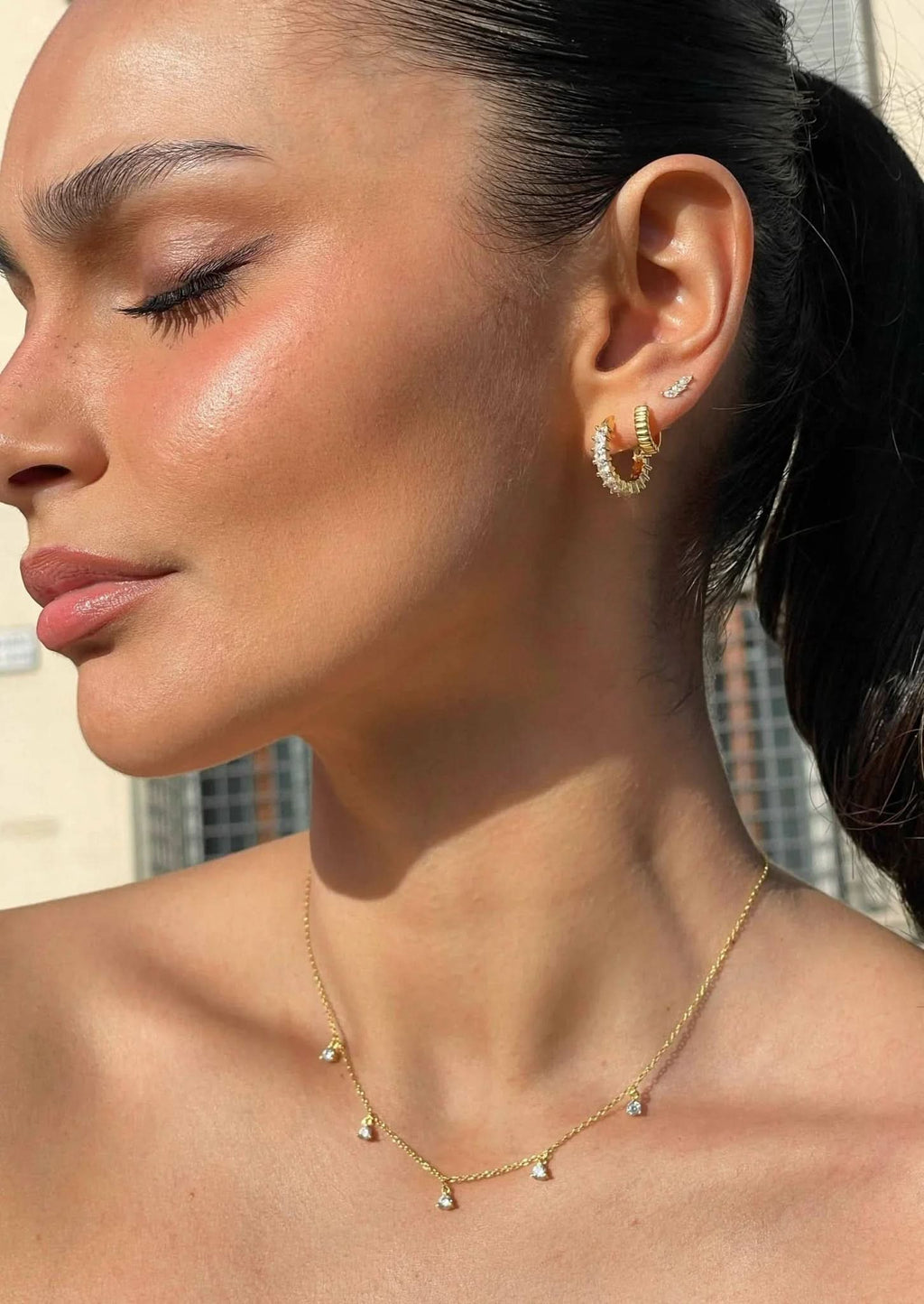Posie Earrings - Gold