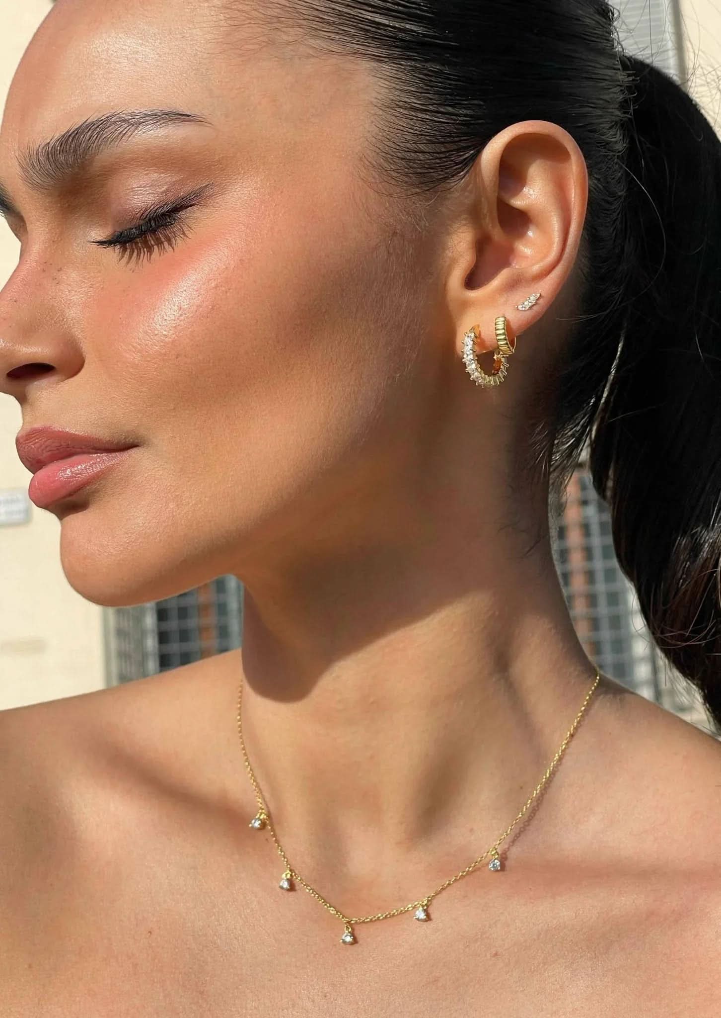 Posie Earrings - Gold