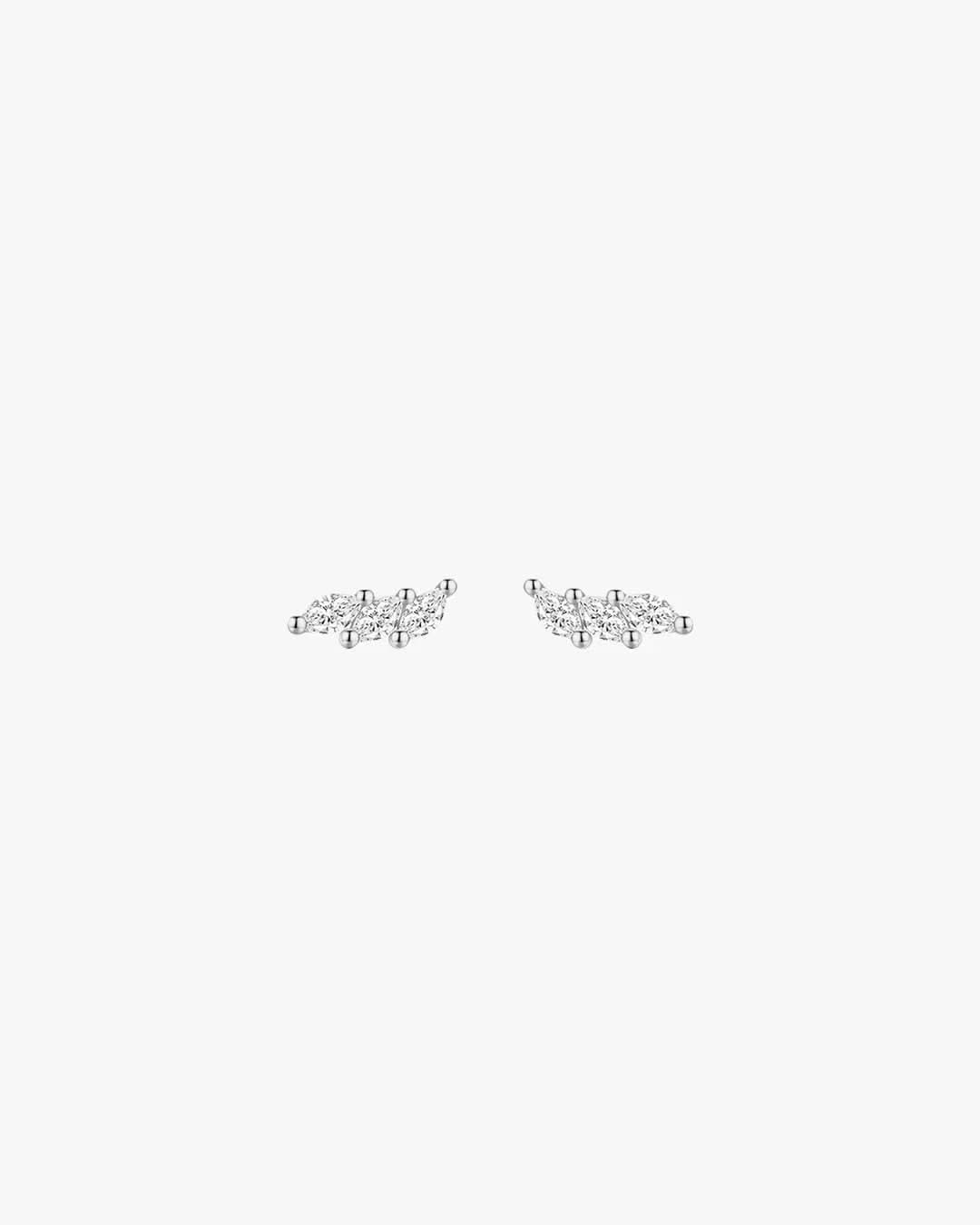 Posie Earrings - Silver