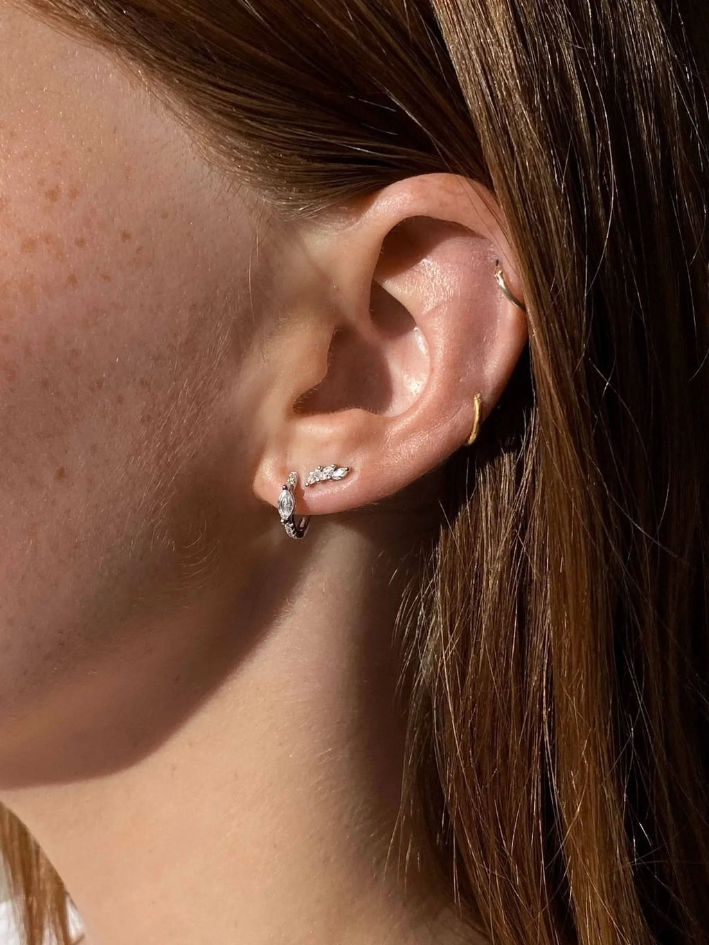 Posie Earrings - Silver