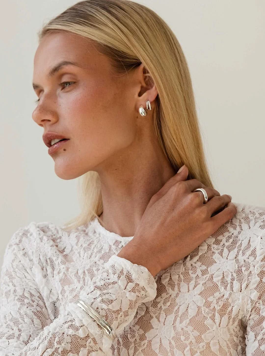 Rome Earrings - Silver