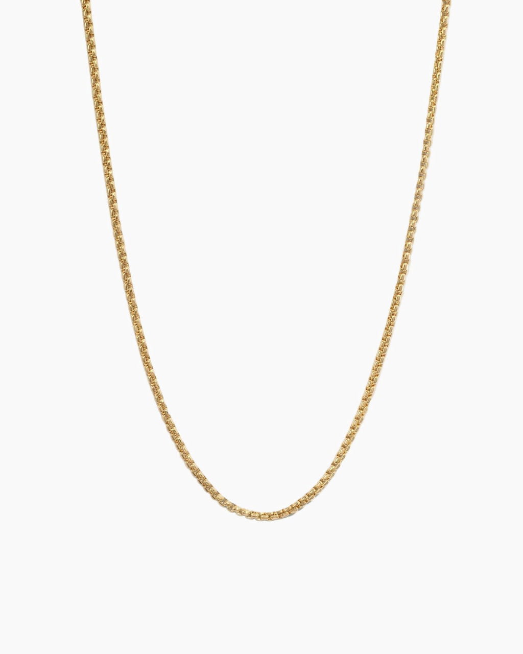 Rounded Box Chain Necklace